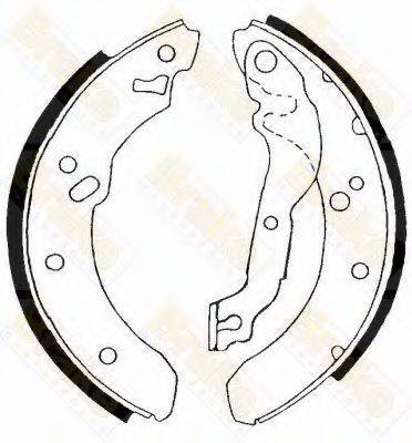 BRAKE ENGINEERING SH2229 Комплект гальмівних колодок