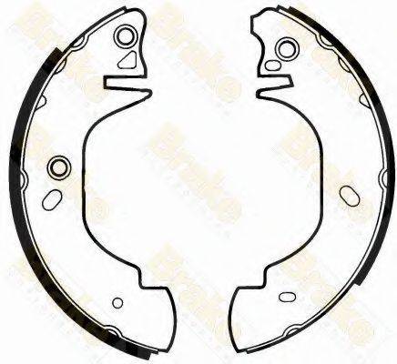 BRAKE ENGINEERING SH2311 Комплект гальмівних колодок