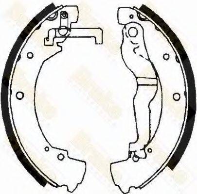 BRAKE ENGINEERING SH2378 Комплект гальмівних колодок