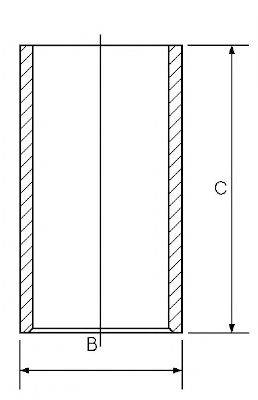 GOETZE ENGINE 1401226000 Гільза циліндра