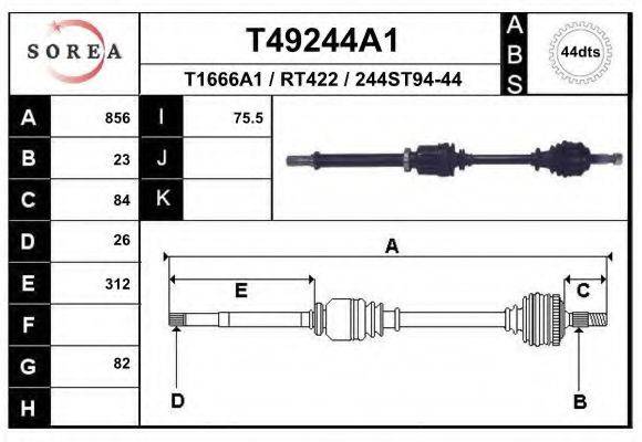 EAI T49244A1 Приводний вал