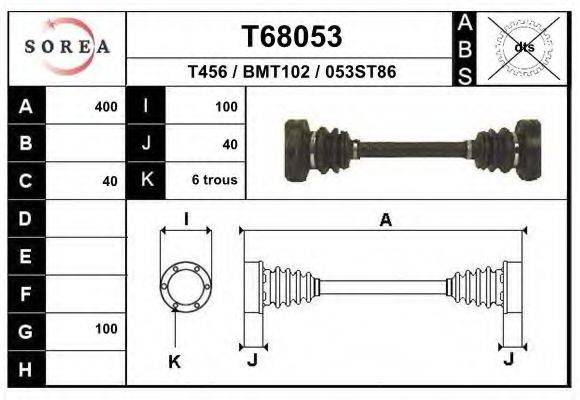 EAI T68053 Приводний вал