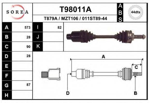 EAI T98011A Приводний вал