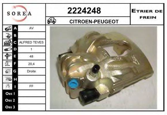 EAI 2224248 Гальмівний супорт