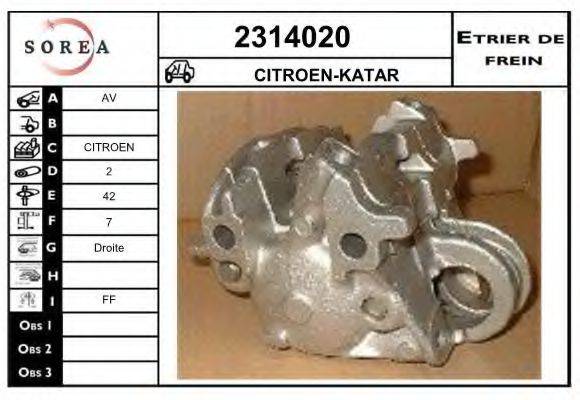 EAI 2314020 Гальмівний супорт