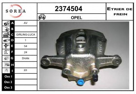 EAI 2374504 Гальмівний супорт