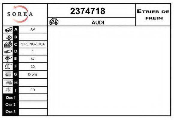 EAI 2374718 Гальмівний супорт