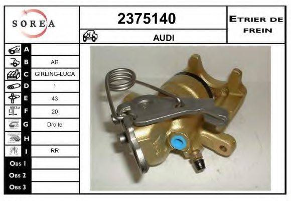 EAI 2375140 Гальмівний супорт