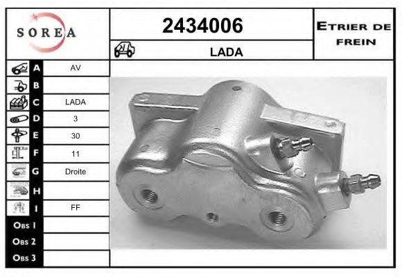 EAI 2434006 Гальмівний супорт