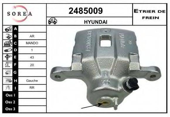 EAI 2485009 Гальмівний супорт