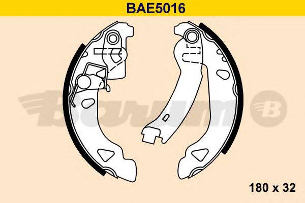 BARUM BAE5016 Комплект гальмівних колодок