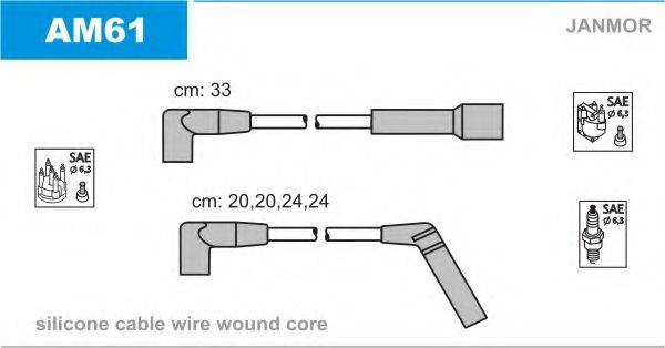 JANMOR AM61 Комплект дротів запалювання