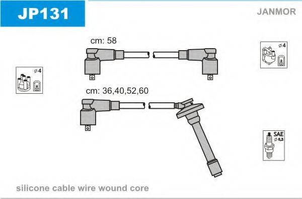 JANMOR JP131 Комплект дротів запалювання
