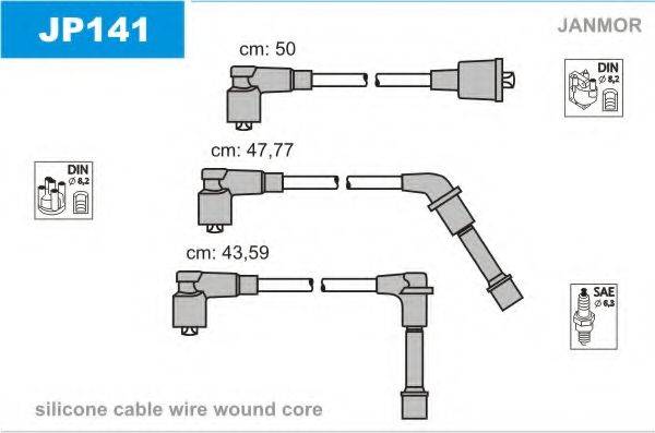 JANMOR JP141 Комплект дротів запалювання