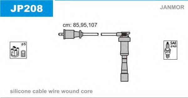 JANMOR JP208 Комплект дротів запалювання