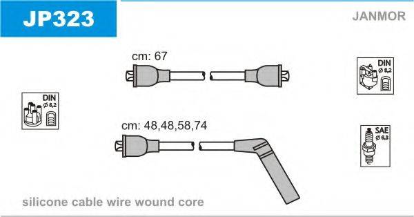 JANMOR JP323 Комплект дротів запалювання