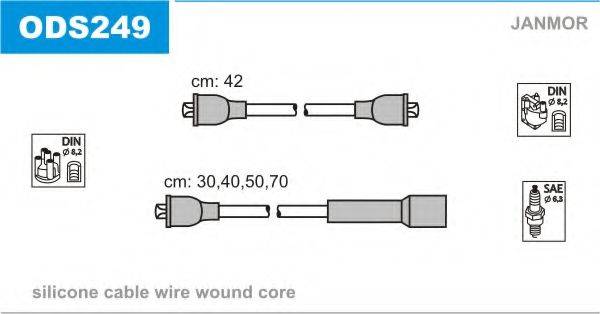 JANMOR ODS249 Комплект дротів запалювання