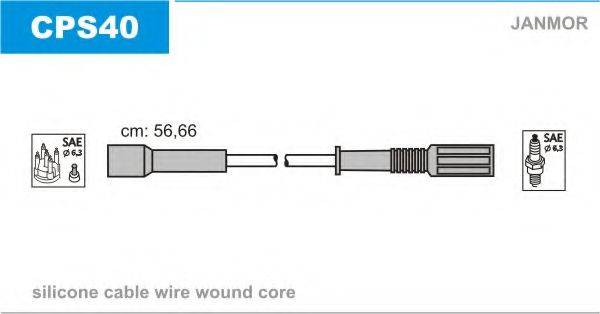 JANMOR CPS40 Комплект дротів запалювання