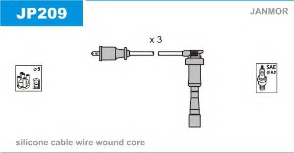 JANMOR JP209 Комплект дротів запалювання