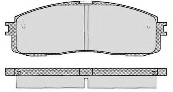 RAICAM RA05660 Комплект гальмівних колодок, дискове гальмо