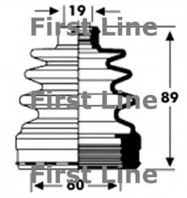 FIRST LINE FCB2795 Пильовик, приводний вал