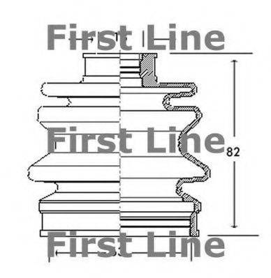 FIRST LINE FCB2076 Пильовик, приводний вал