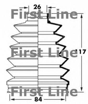 FIRST LINE FCB6012 Пильовик, приводний вал