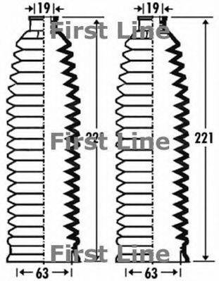 FIRST LINE FSG3271 Пильовик, рульове управління