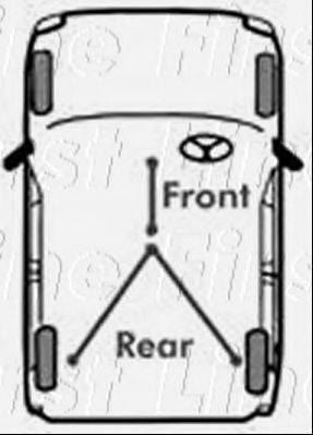 FIRST LINE FKB1329 Трос, стоянкова гальмівна система