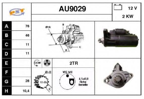 SNRA AU9029 Стартер