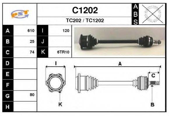 SNRA C1202 Приводний вал