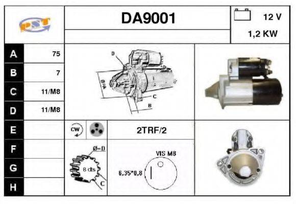 SNRA DA9001 Стартер