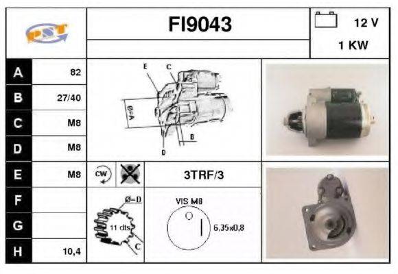 SNRA FI9043 Стартер