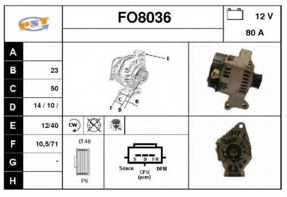 SNRA FO8036 Генератор