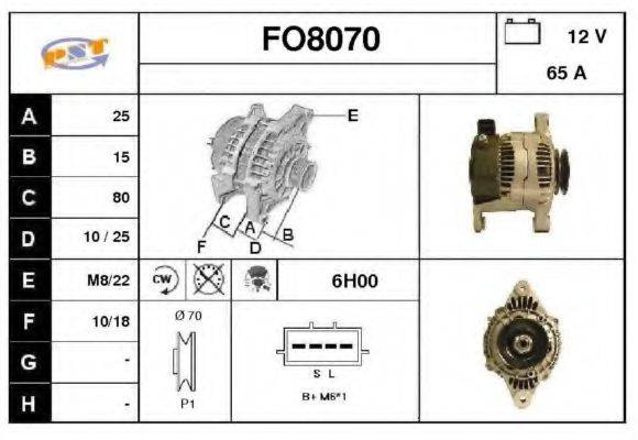 SNRA FO8070 Генератор