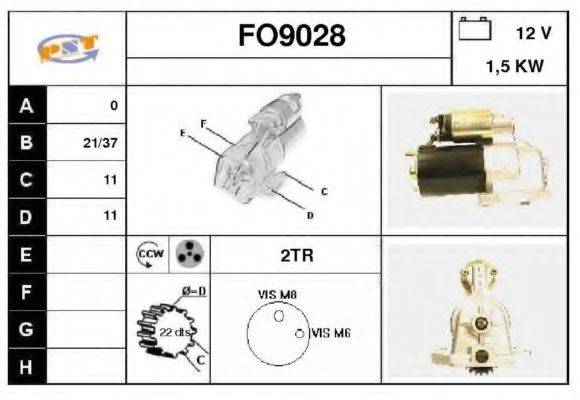 SNRA FO9028 Стартер