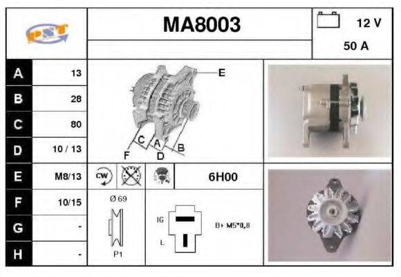 SNRA MA8003 Генератор