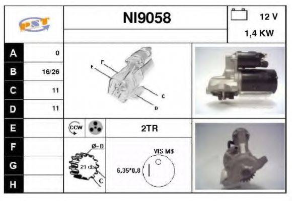 SNRA NI9058 Стартер