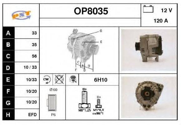 SNRA OP8035 Генератор