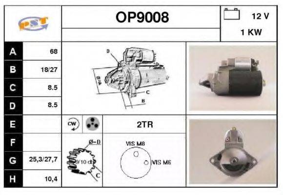 SNRA OP9008 Стартер