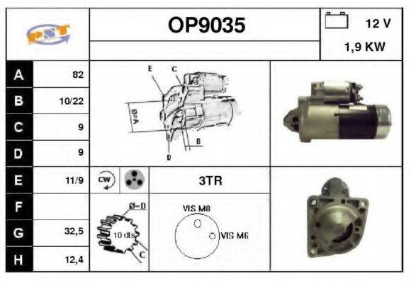 SNRA OP9035 Стартер