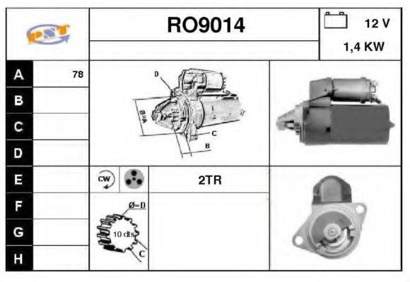 SNRA RO9014 Стартер