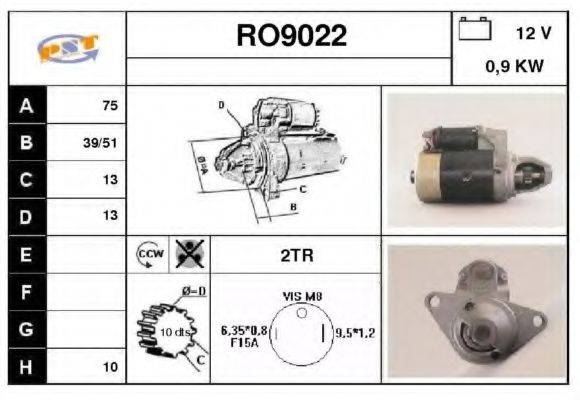 SNRA RO9022 Стартер