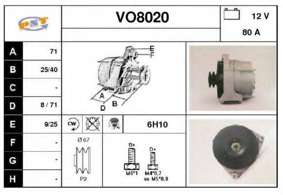 SNRA VO8020 Генератор