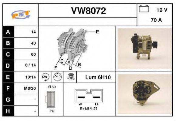 SNRA VW8072 Генератор