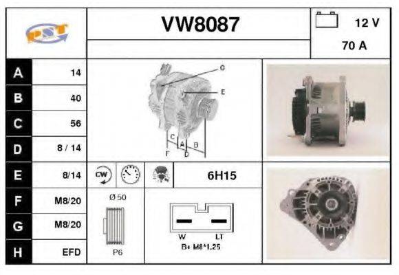 SNRA VW8087 Генератор