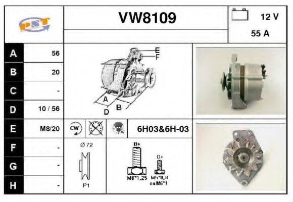 SNRA VW8109 Генератор