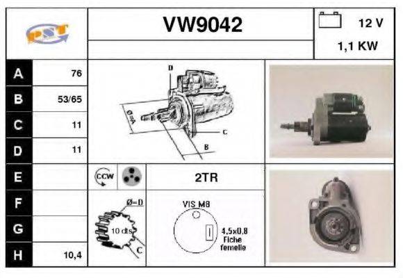 SNRA VW9042 Стартер