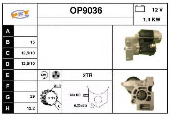 SNRA OP9036 Стартер