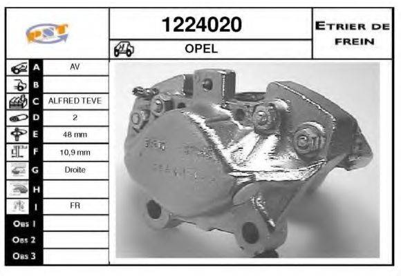 SNRA 1224020 Гальмівний супорт